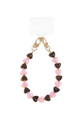 Charming Heart Beads Phone Chain for Sweet Style