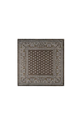 Elegant Dark Brown Paisley Summer Scarf for Women