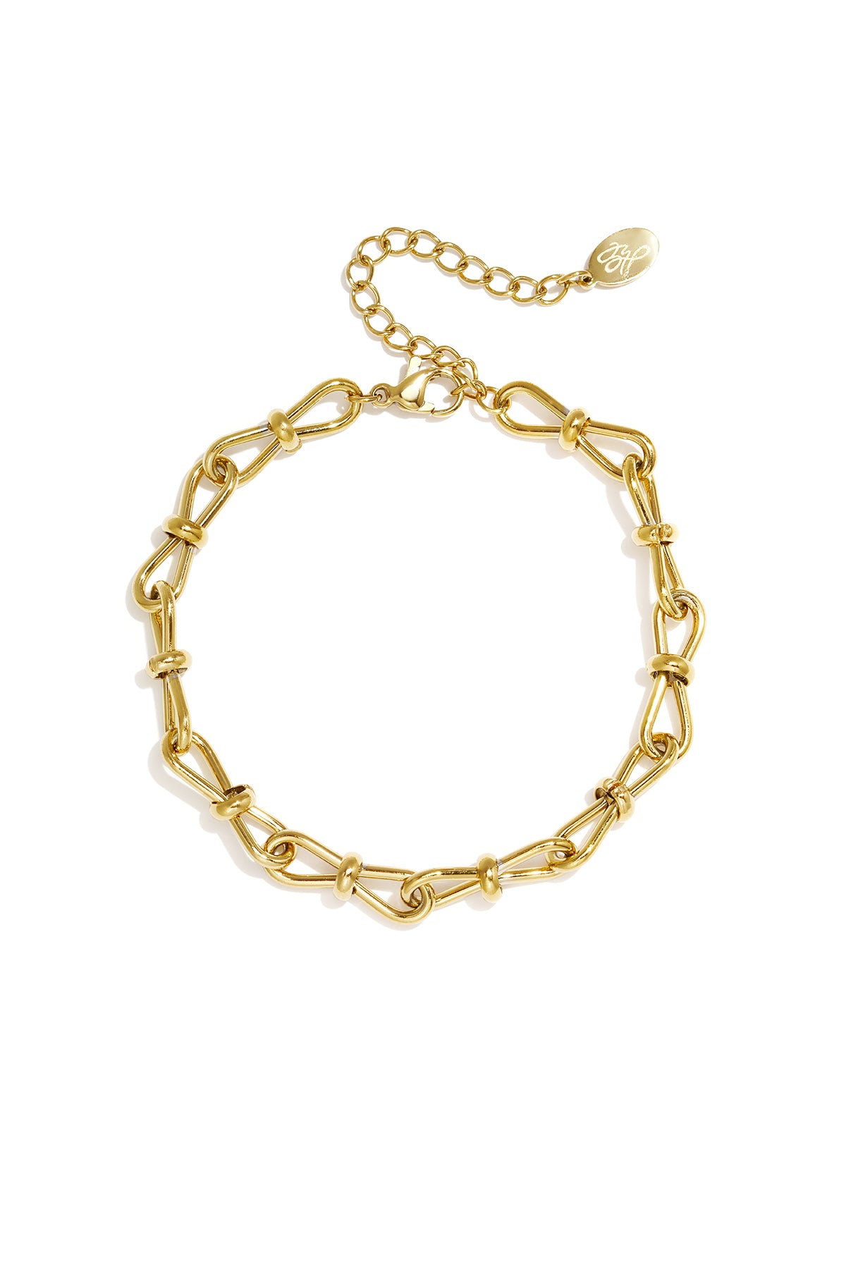 Pulseras de cadena de acero inoxidable, cadena sencilla para uso diario, serie sencilla, joyería para mujer