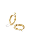 Stylish Silver & Gold Hoop Earrings for Everyday Wear
