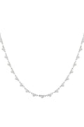 Elegant 14K Gold Plated Heart Long Necklace