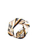 Elegant Off-White Summer Scarf with Romantic Butterfly Design