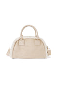 Chic Patchwork Cotton Shoulder Bag for Fall/Winter