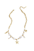 Elegant Gold-Plated Beaded Necklace for Everyday Chic