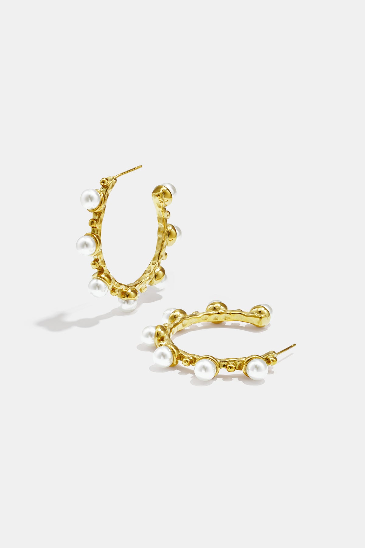 Pendientes de botón de acero inoxidable con forma geométrica, sencillos, de la serie Daily Simple, joyería para mujer.