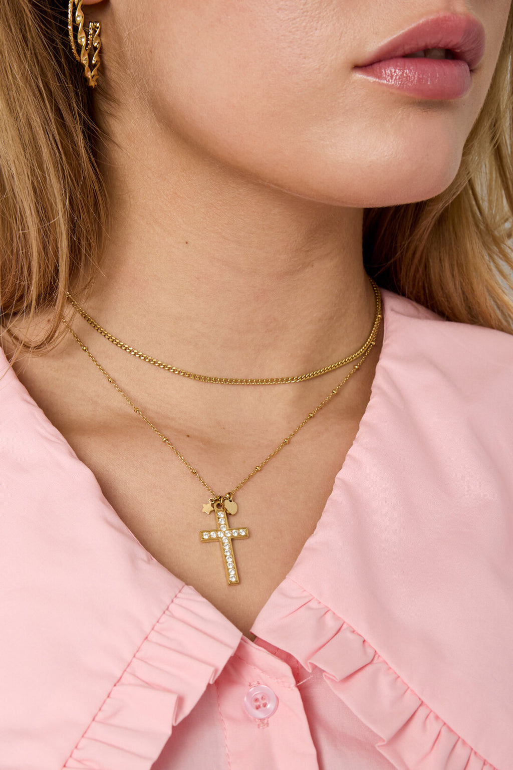 Elegant Stainless Steel Pendant Necklace for Women