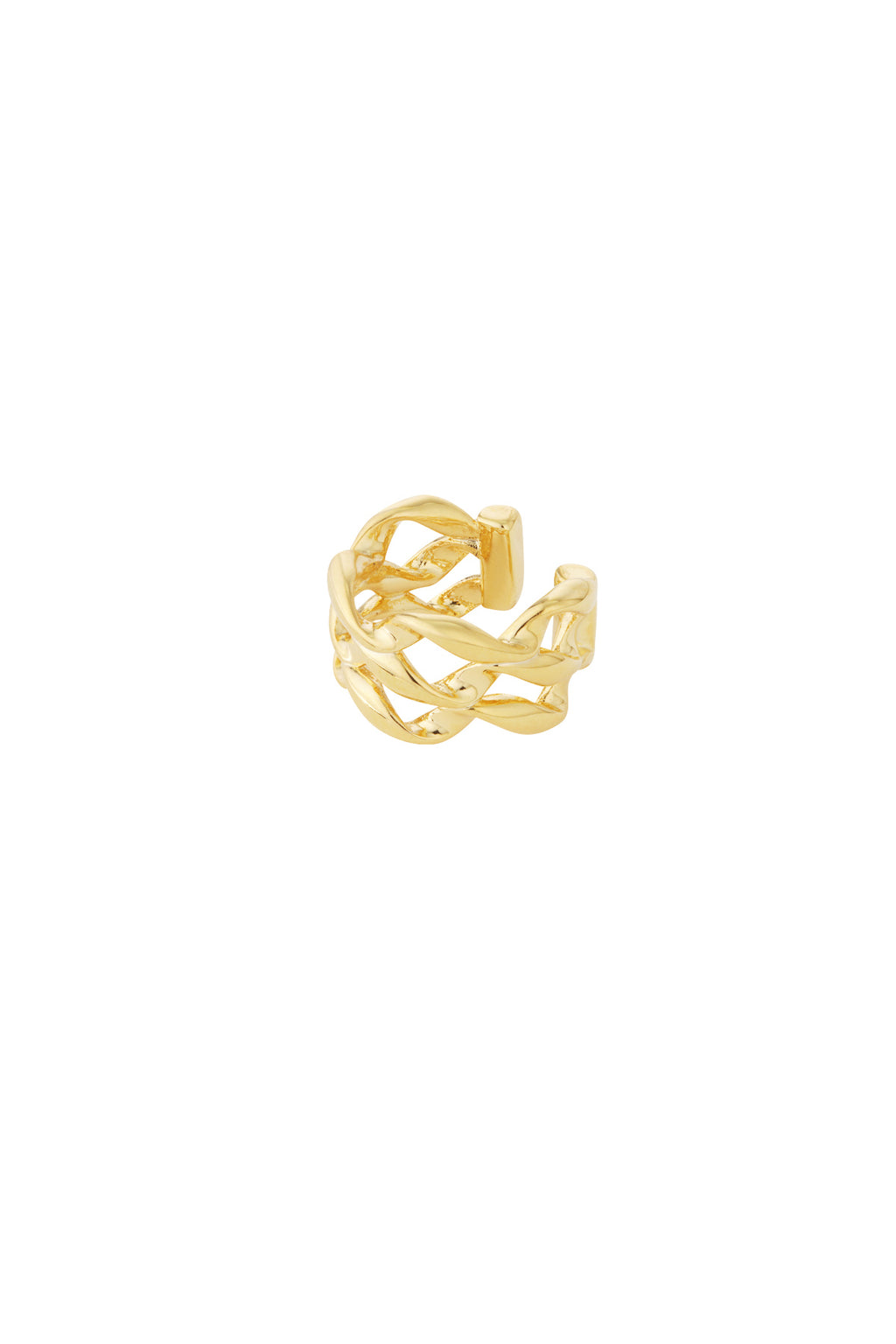Pieza llamativa tipo brazalete de oreja