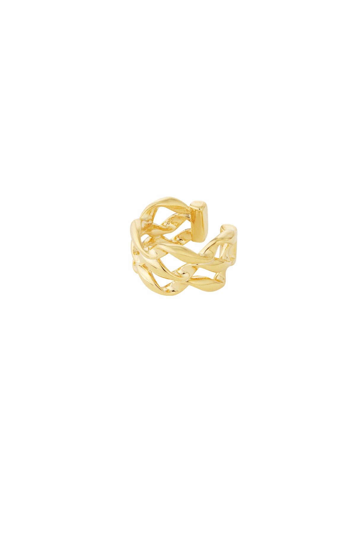 Pieza llamativa tipo brazalete de oreja
