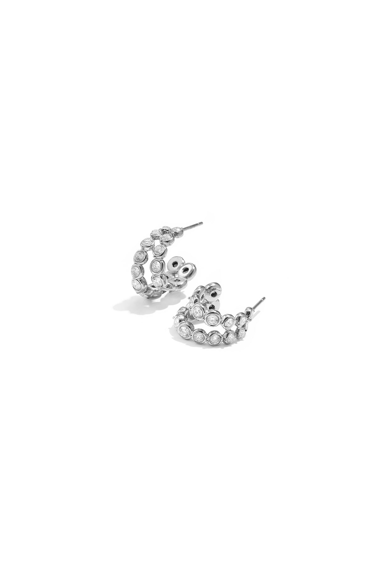 Pendientes de aro de acero inoxidable Circle Simple Daily Simple Series Joyería para mujer
