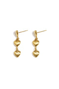 Elegant Heart Dangle Earrings - Timeless Style