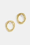 Elegant Stainless Steel Irregular Stud Earrings