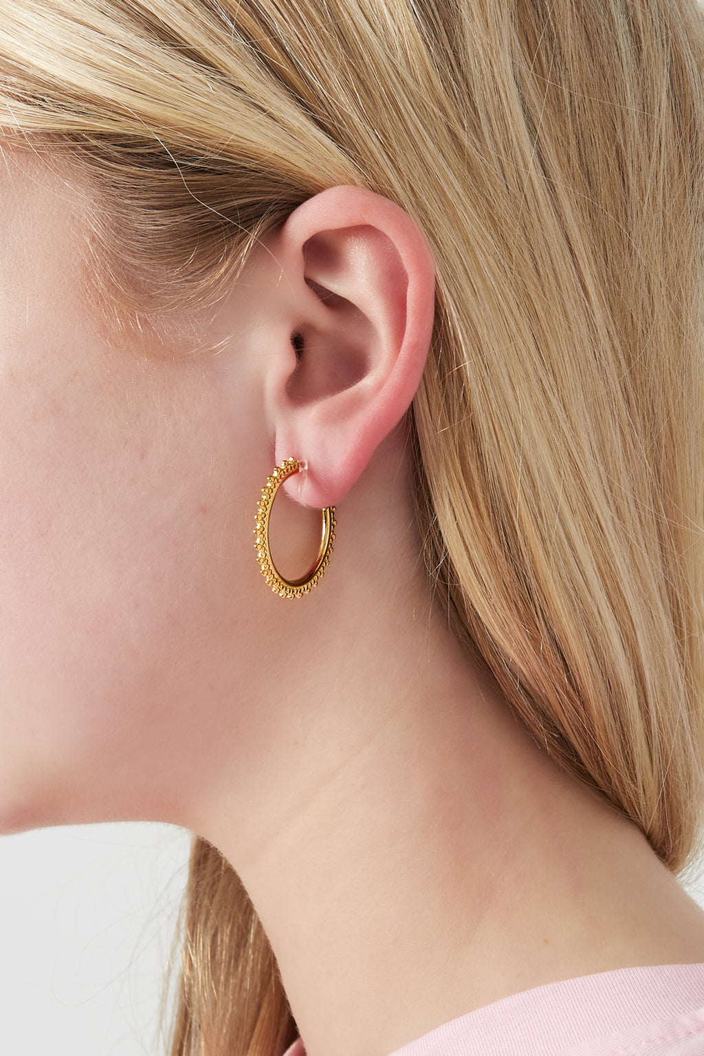 Elegant 14K Gold Plated Irregular Clip-On Earrings