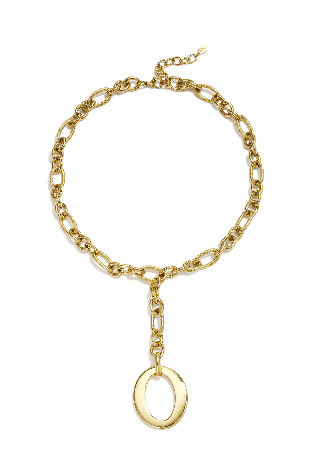 Collares con colgante de acero inoxidable Circle Simple Daily Simple Series Joyería para mujer