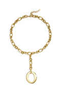 Collares con colgante de acero inoxidable Circle Simple Daily Simple Series Joyería para mujer