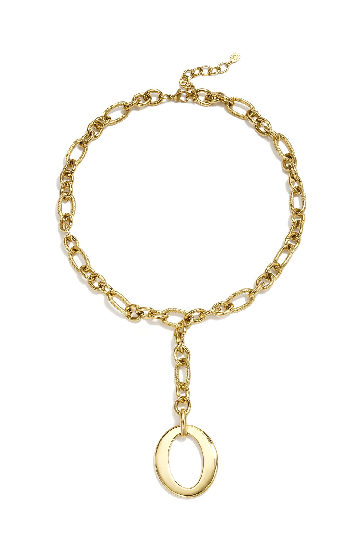 Collares con colgante de acero inoxidable Circle Simple Daily Simple Series Joyería para mujer