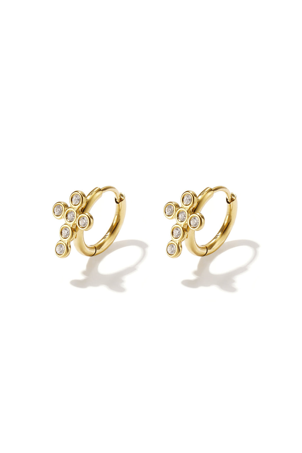 Stylish Rhinestone Hoop Earrings for Women