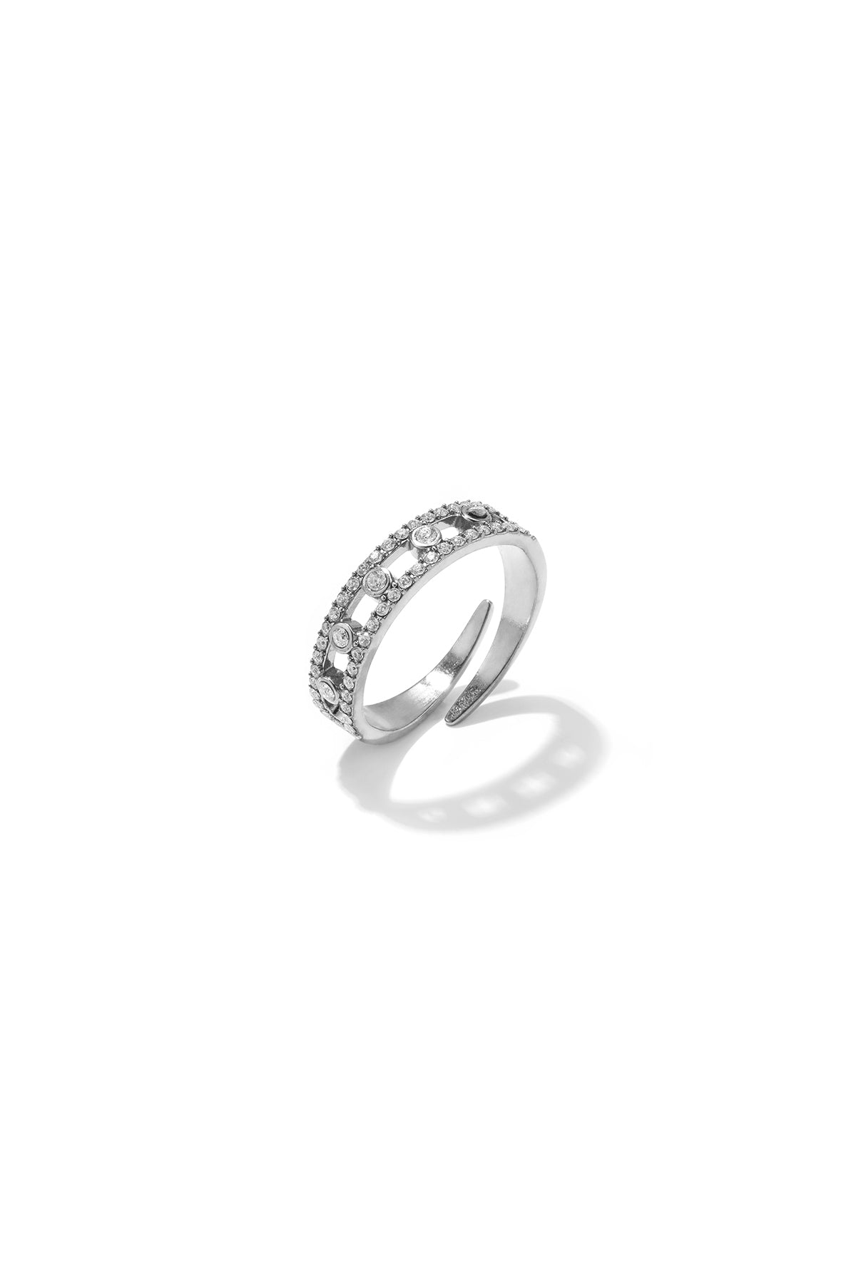 Anillos minimalistas de acero inoxidable, círculo sencillo, serie Daily Simple, joyería para mujer.