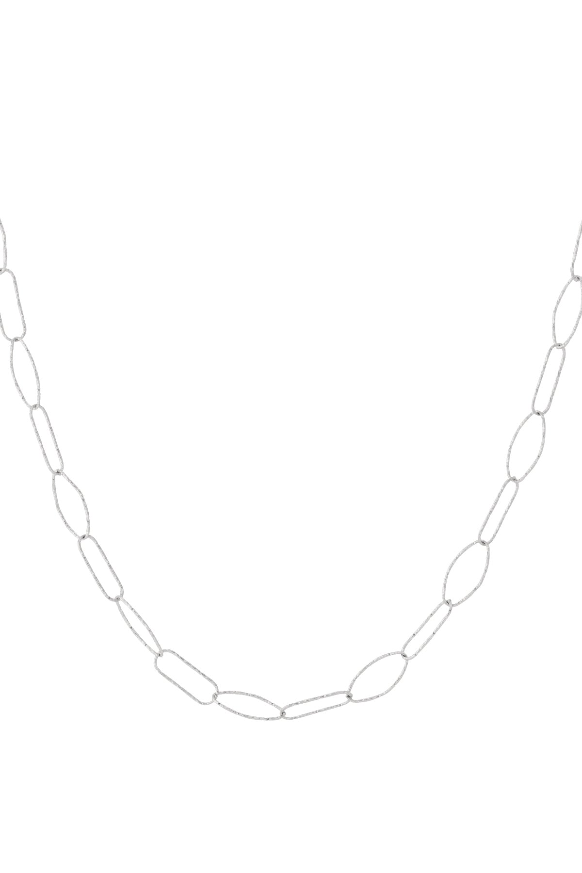 Elegant 304S Steel Chain Necklace, All Fit, Simple & Chic