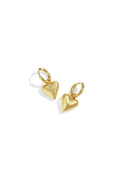 Elegant Heart-Shaped Drop Earrings for Daily Wear