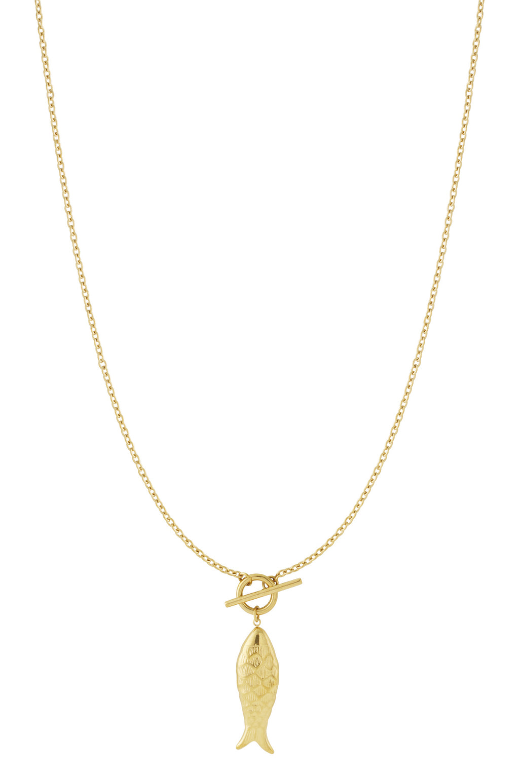 collar largo de pez