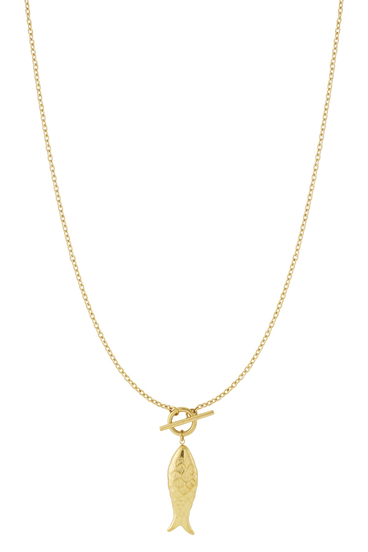 collar largo de pez