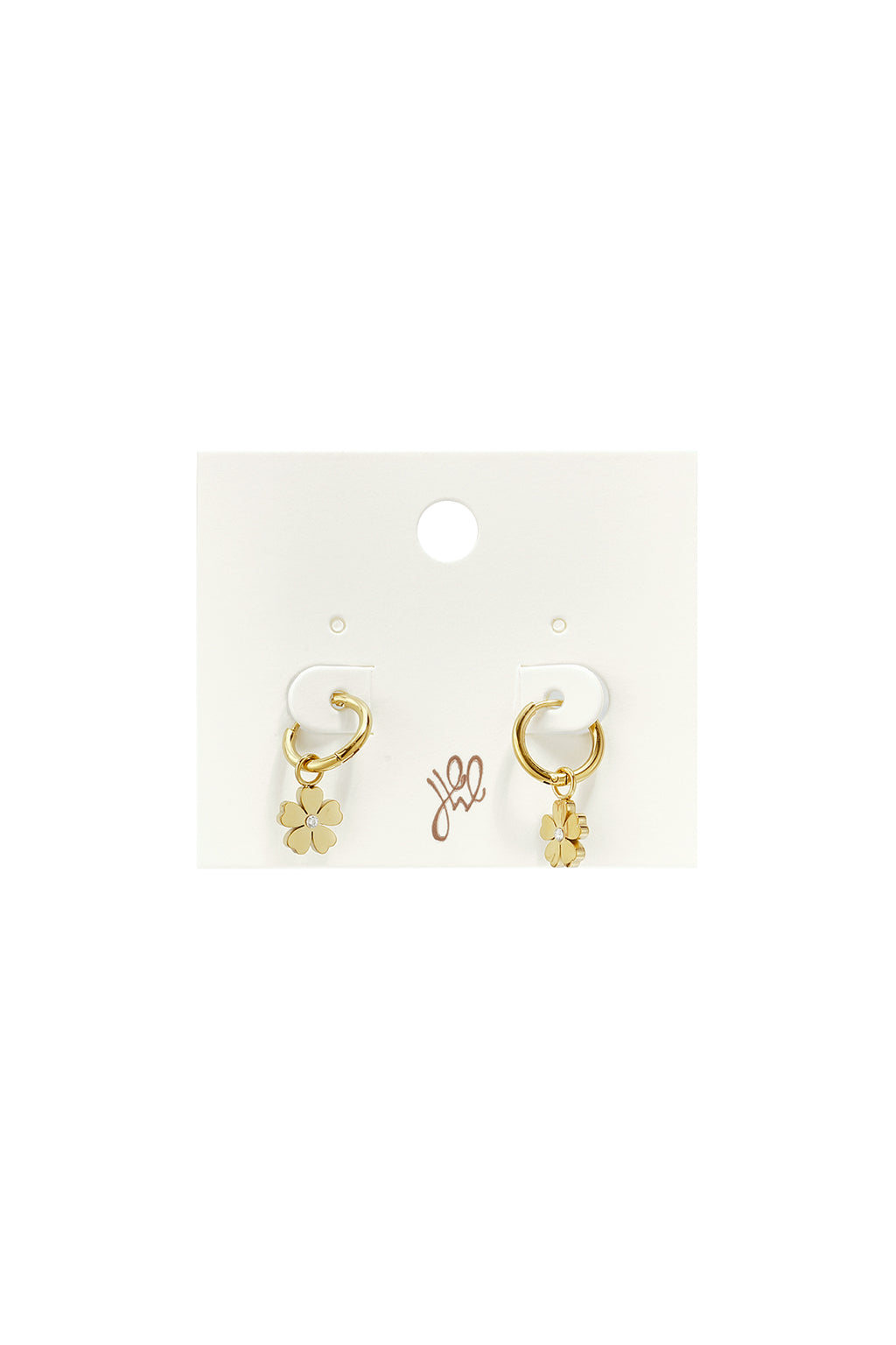 Pendientes colgantes de acero inoxidable con forma de flor, de la serie Daily Simple, joyería para mujer.