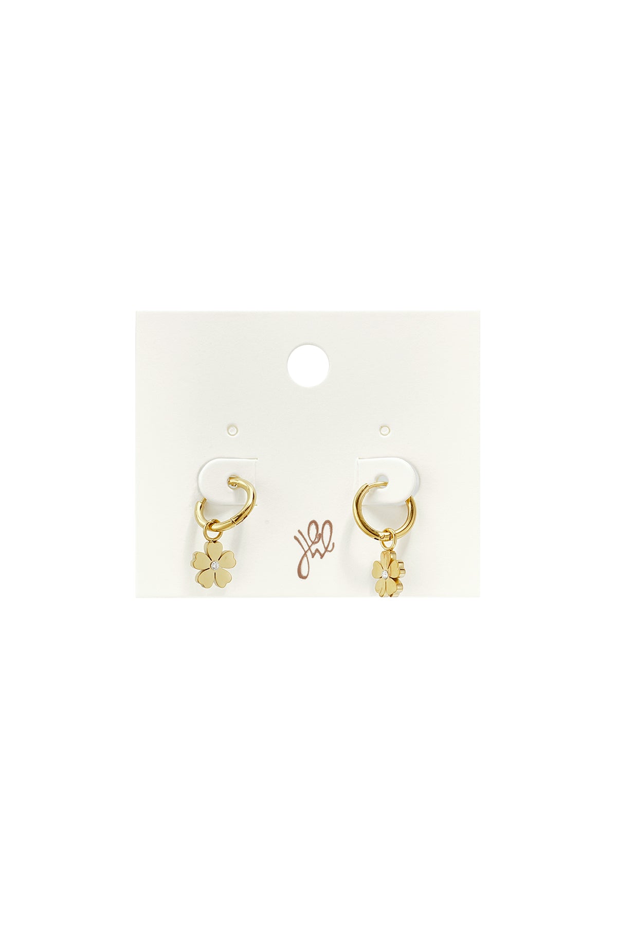 Pendientes colgantes de acero inoxidable con forma de flor, de la serie Daily Simple, joyería para mujer.
