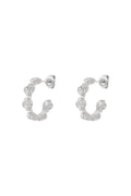 Stylish Flower Hoop Earrings for Everyday Wear