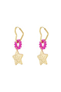 Elegant Gold Star Drop Earrings for Everyday Glam