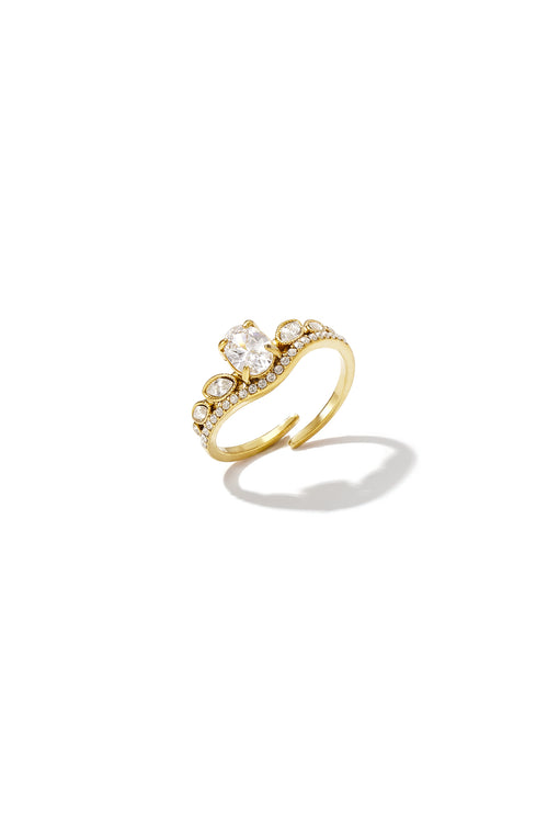 Anillos minimalistas de acero inoxidable con forma elíptica, sencillos para uso diario, de la serie Simple. Joyería para mujer.