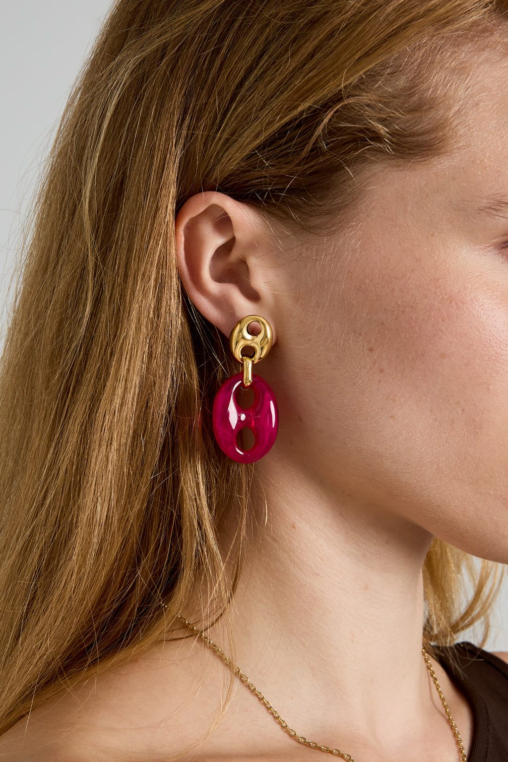 Pendientes colgantes de acrílico con forma geométrica, estilo casual y sencillo para uso diario. Joyería para mujer.