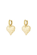 Elegant Heart-Shaped Drop Earrings for Everyday Wear