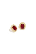 Pendientes de botón de acero inoxidable con forma geométrica, elegantes, de la serie Daily Luxury, joyería para mujer.