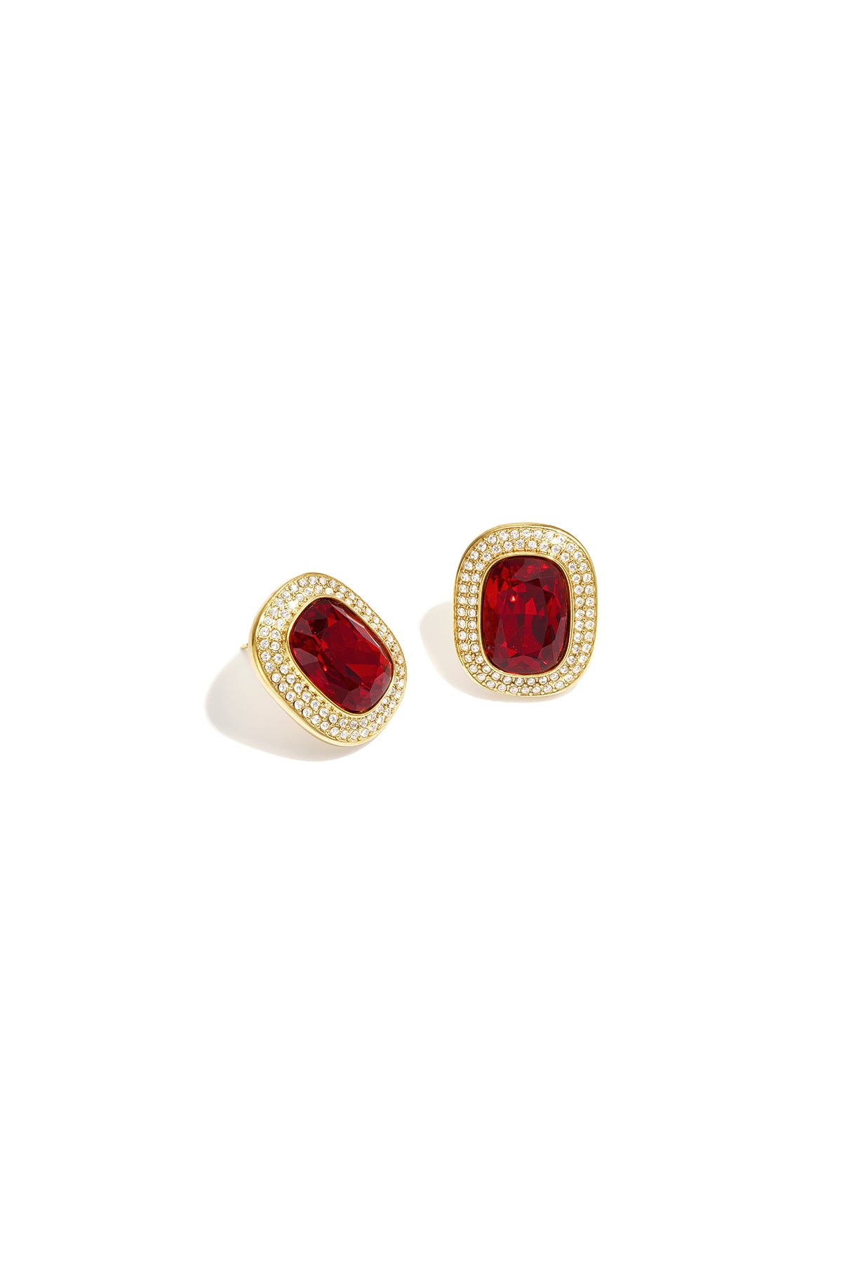 Pendientes de botón de acero inoxidable con forma geométrica, elegantes, de la serie Daily Luxury, joyería para mujer.