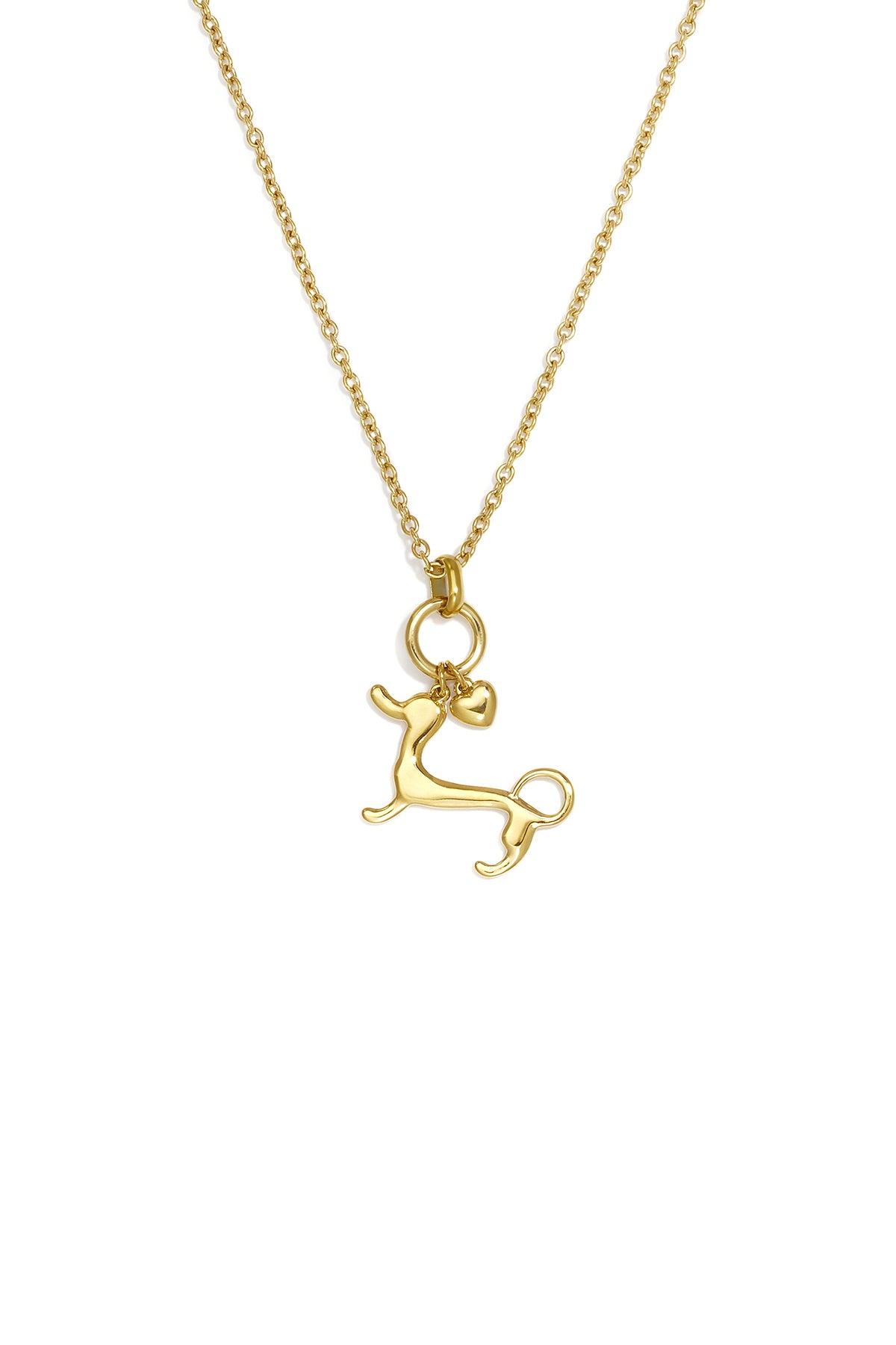 Collares con colgante de acero inoxidable, serie Animal Simple Daily Simple, joyería para mujer
