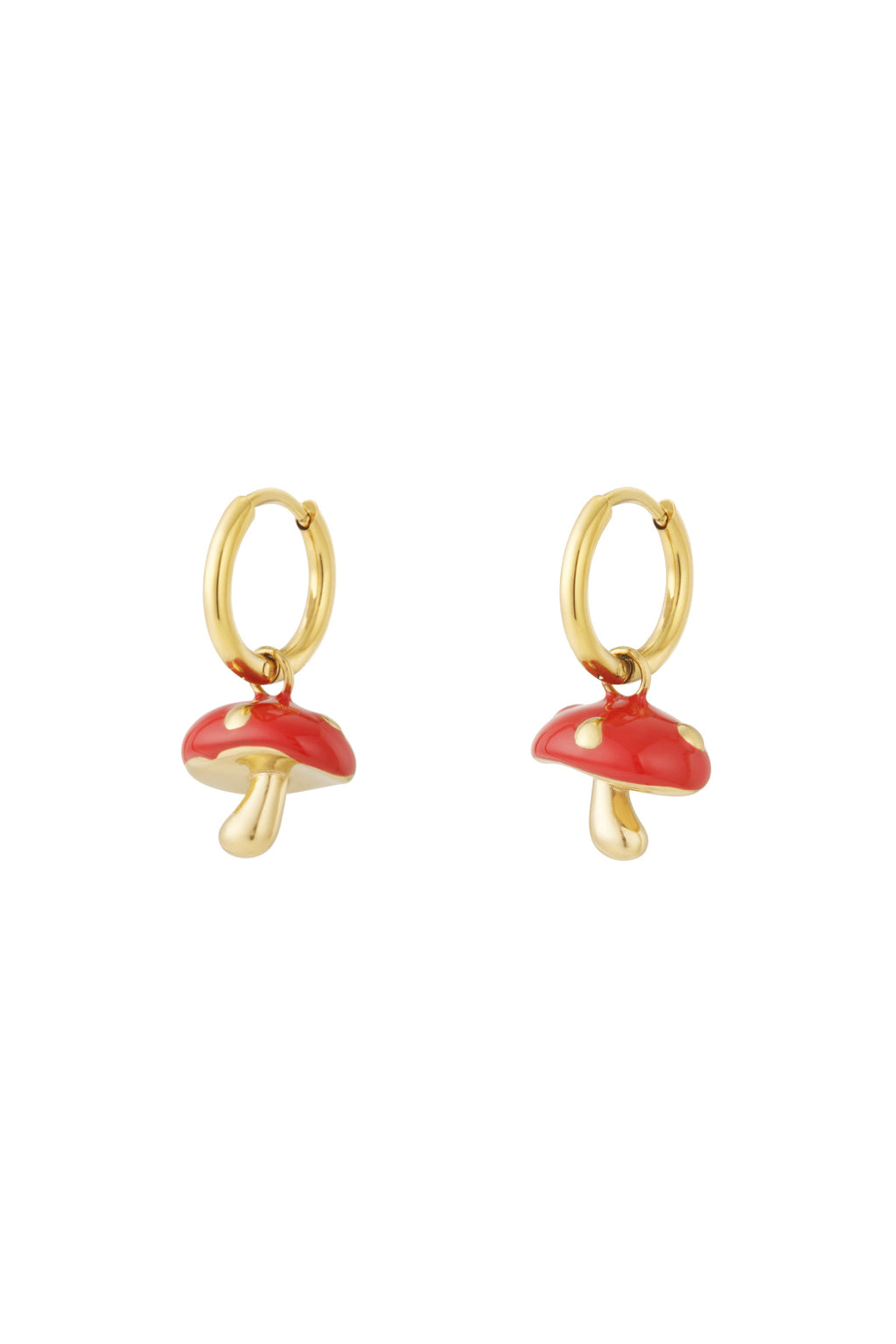 14K Gold Plated Simple Fruit Drop Earrings