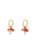 14K Gold Plated Simple Fruit Drop Earrings