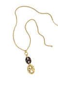 Collares largos de acero inoxidable de forma irregular, sencillos, de la serie Simple Daily para mujer.