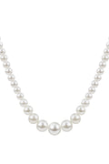 Elegant White Imitation Pearl Necklace for Spring/Summer