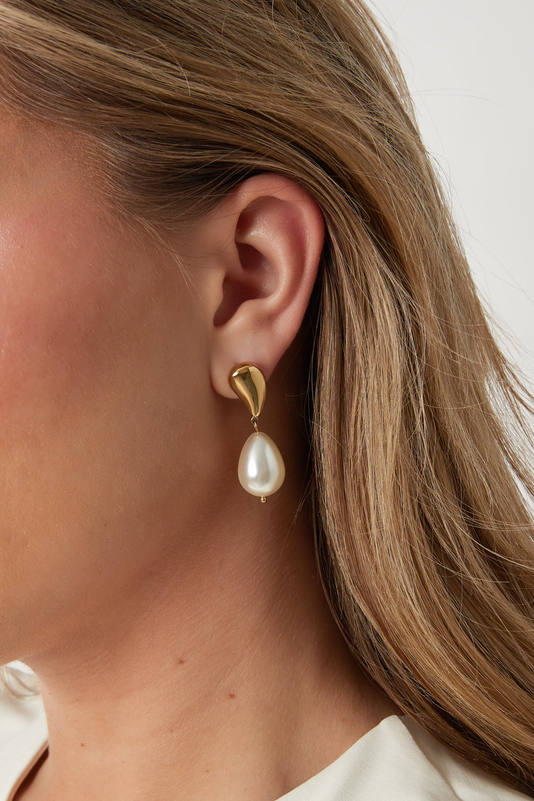 Pendientes colgantes de acero inoxidable con forma irregular, sencillos, de la serie Daily Simple, joyería para mujer.