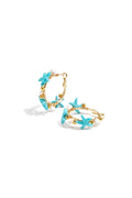 Chic Starfish Hoop Earrings for Summer Beach Vibes