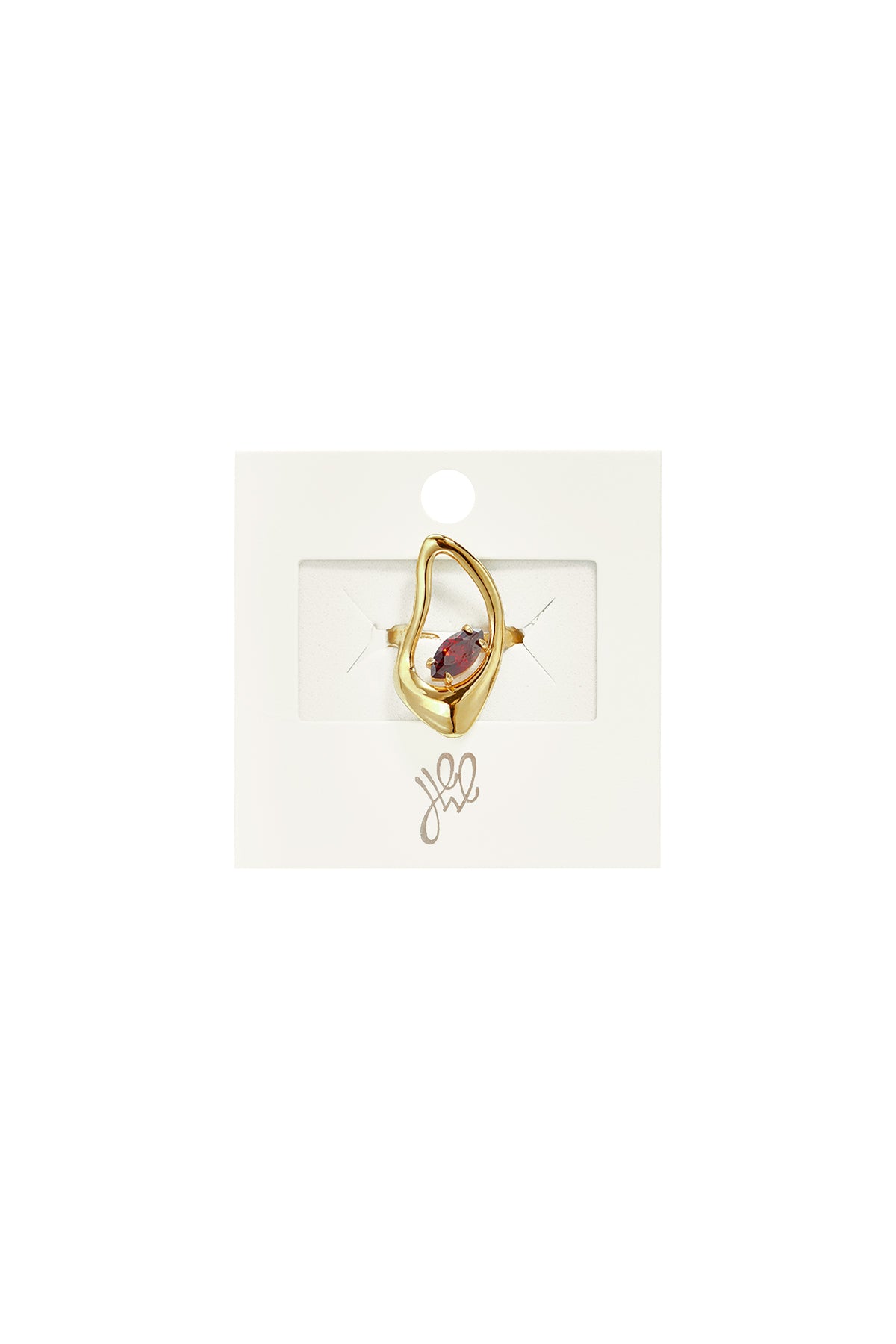 Anillos minimalistas de acero inoxidable con forma irregular, estilo casual y sencillo para uso diario. Joyería para mujer.