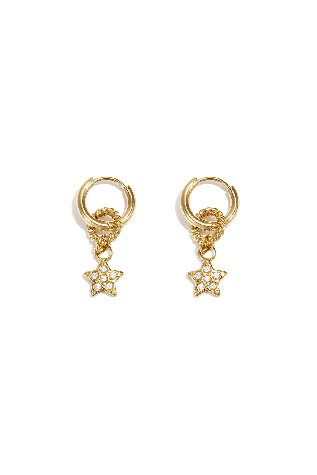 Elegant Star Drop Earrings for Daily Wear