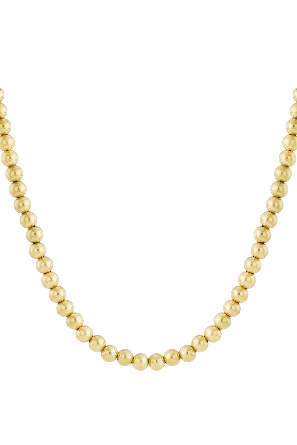 collar de cuentas huecas -10mm