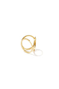 Elegant Gold Silk Scarf Clip for Stylish Women