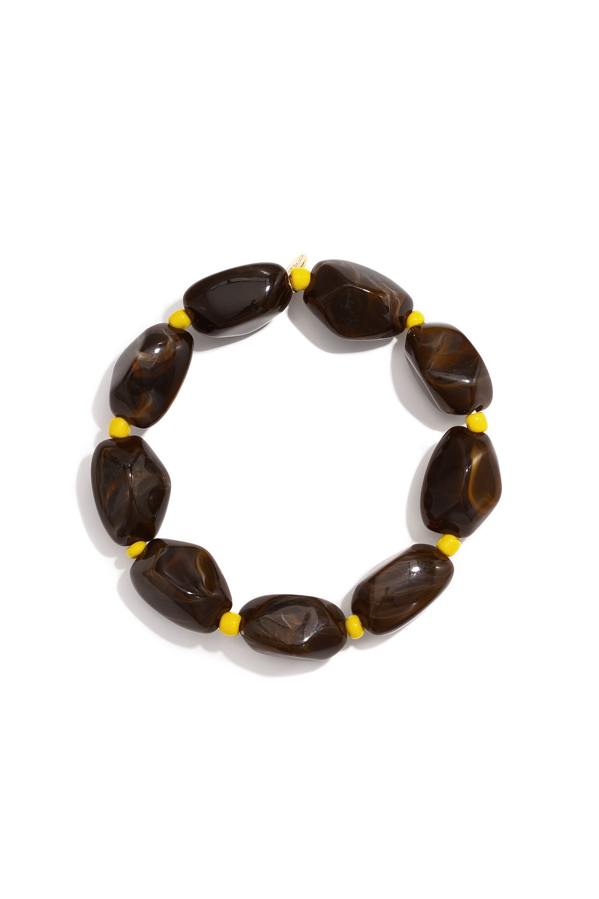 Pulseras de cuentas acrílicas, cuentas sencillas, serie sencilla diaria, joyería para mujer