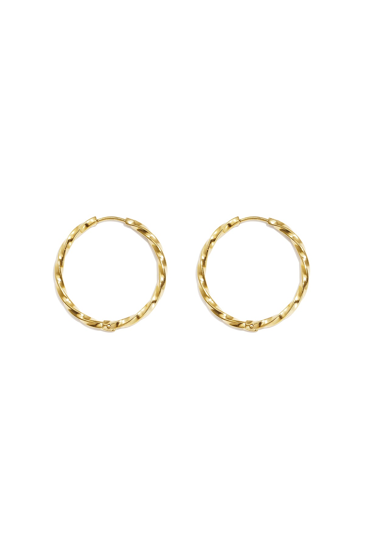 Conjunto de pendientes de acero inoxidable Circle Simple Daily Simple Series Joyería para mujer