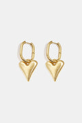 Pendientes colgantes de corazón, serie casual, diario, sencillos, joyería para mujer.