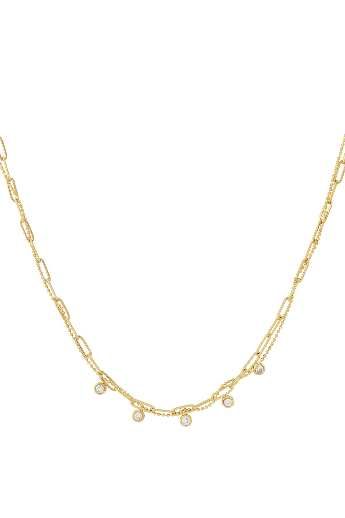 Collar de cadena brillante