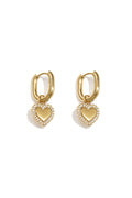 Stylish Heart-Shaped Drop Earrings for Everyday Glam